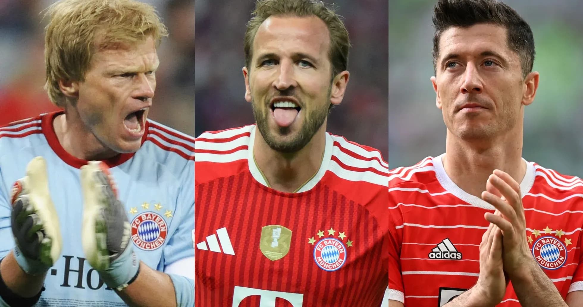 Трое игроков ФК Bayern München в форме клуба