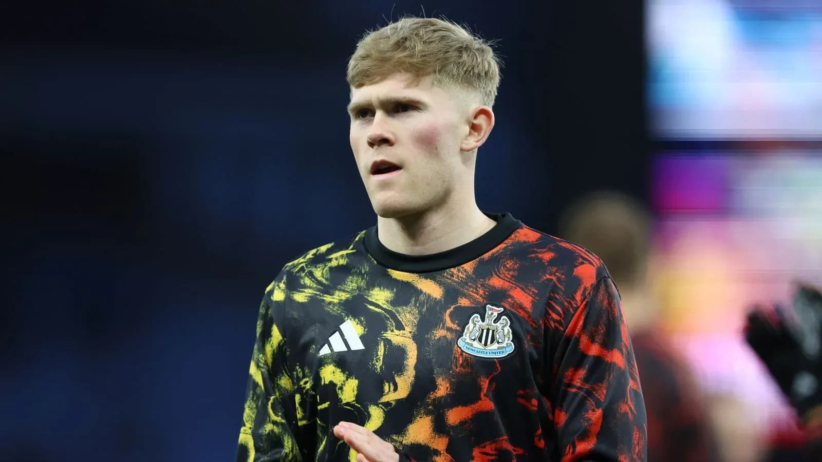 Вратарь Newcastle United в тренировочной форме
