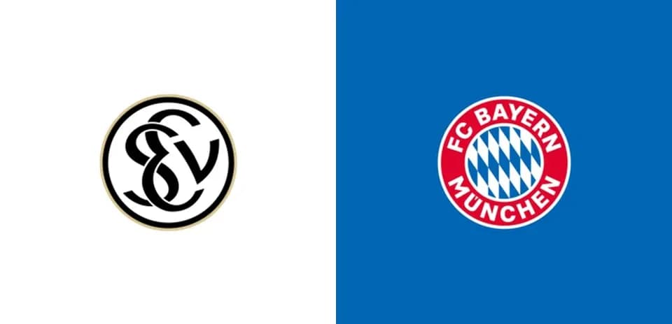 Логотипы SC Verl и FC Bayern München