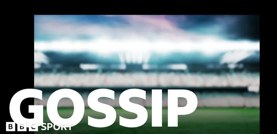 Размытый стадион с текстом 'GOSSIP'