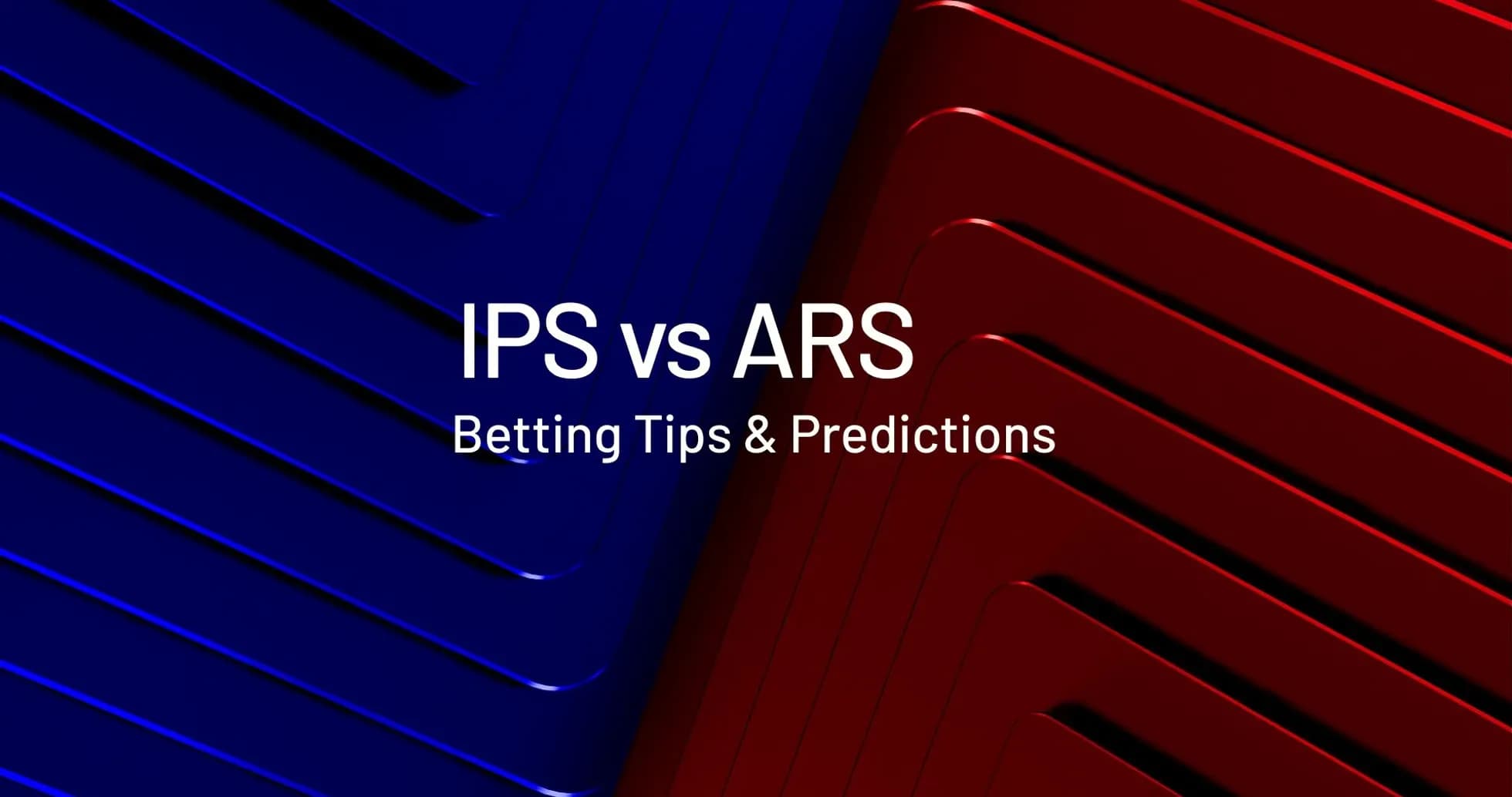 Графика с текстом об игре IPS против ARS