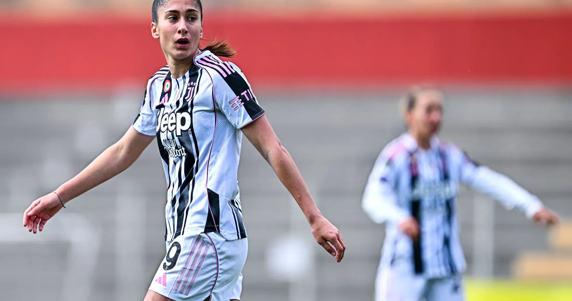 Juventus Women preparing for a match.