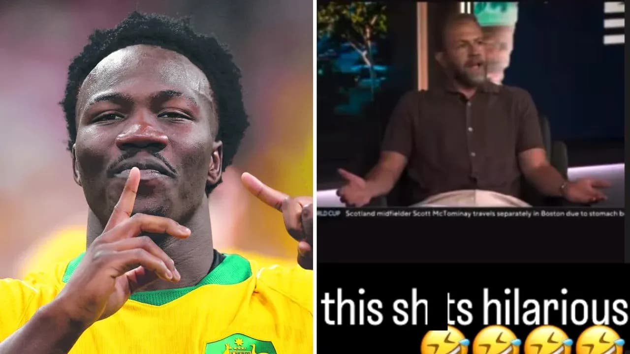Football player celebrating with finger gesture