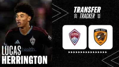 Lucas Herrington in Colorado Rapids jersey with transfer details