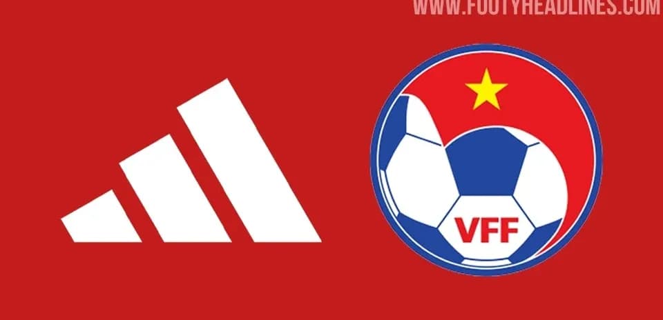 Логотип Adidas и футбольной ассоциации VFF