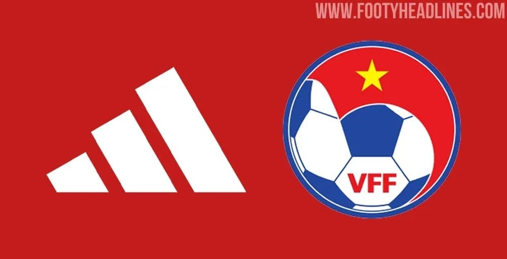Логотип Adidas и футбольной ассоциации VFF