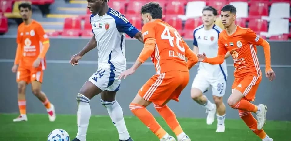 Матч между командами Al Wasl U23 и Al Jazira U23