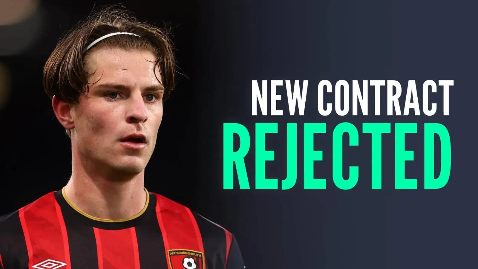 Игрок AFC Bournemouth с заголовком 'Новый контракт отклонен'