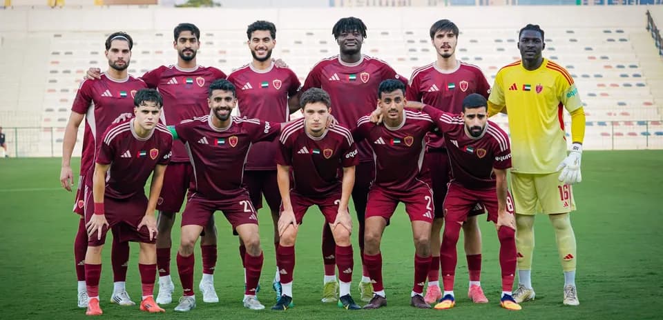 Команда Ал Вахда U23 на поле