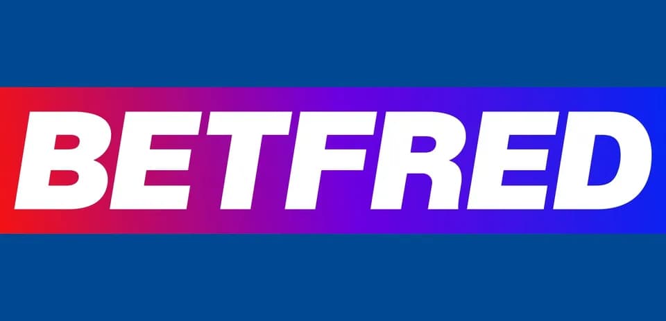 Логотип Betfred на синем фоне