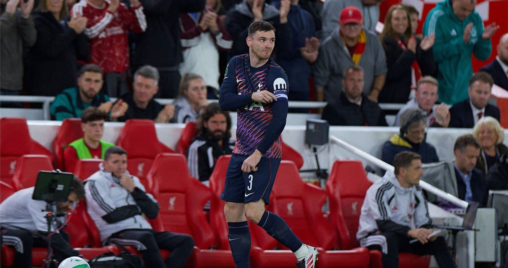 «Ливерпуль» выбил «Тоттенхэм» из Кубка Карабао с победой 3-1: эмоциональное возвращение Энди Робертсона на «Энфилд»
